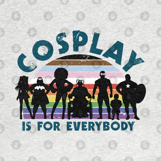 Cosplay is for everybody (Round flag) by YelloCatBean